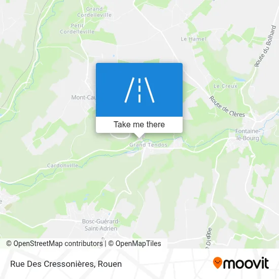 Rue Des Cressonières map