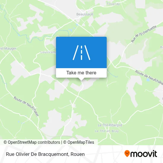 Rue Olivier De Bracquemont map