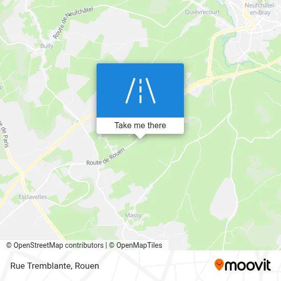 Rue Tremblante map