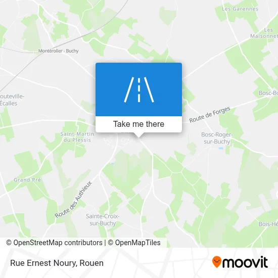 Mapa Rue Ernest Noury
