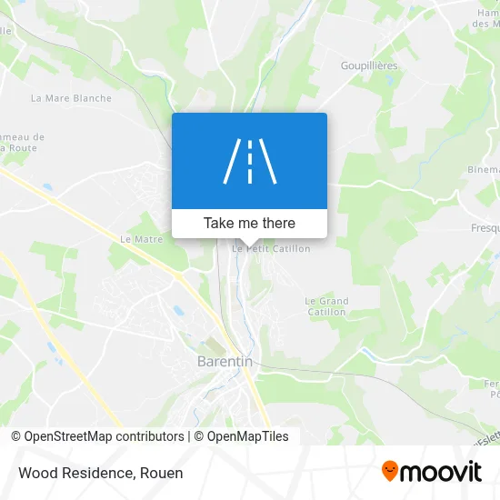 Résidence Des Bois map