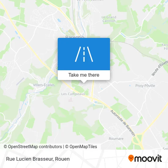 Rue Lucien Brasseur map