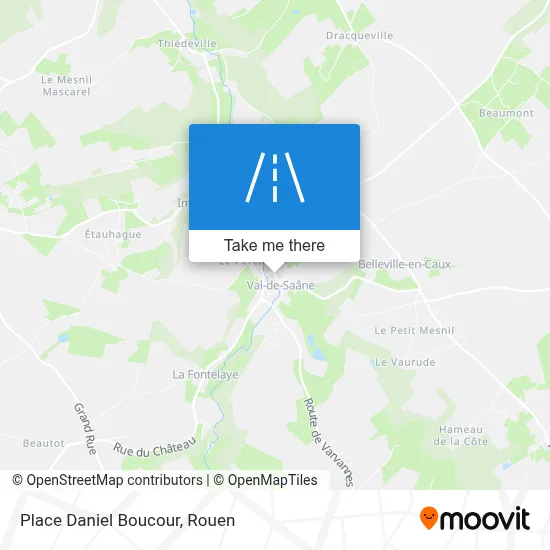 Place Daniel Boucour map