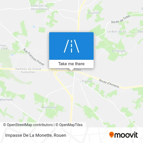 Impasse De La Monette map