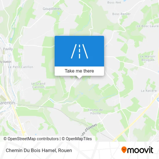 Chemin Du Bois Hamel map