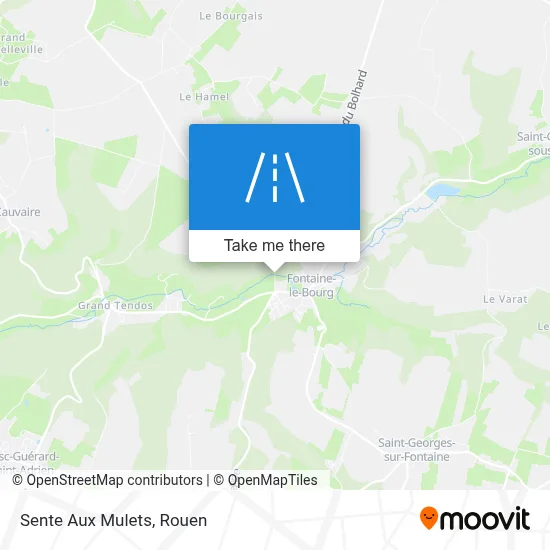 Sente Aux Mulets map