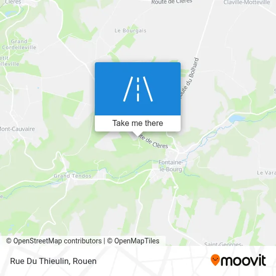 Mapa Rue Du Thieulin