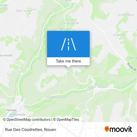 Rue Des Coudrettes map