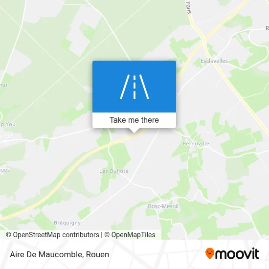 Aire De Maucomble map