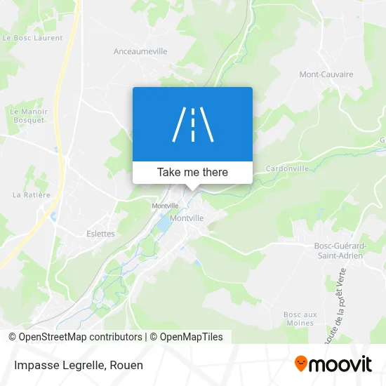 Impasse Legrelle map