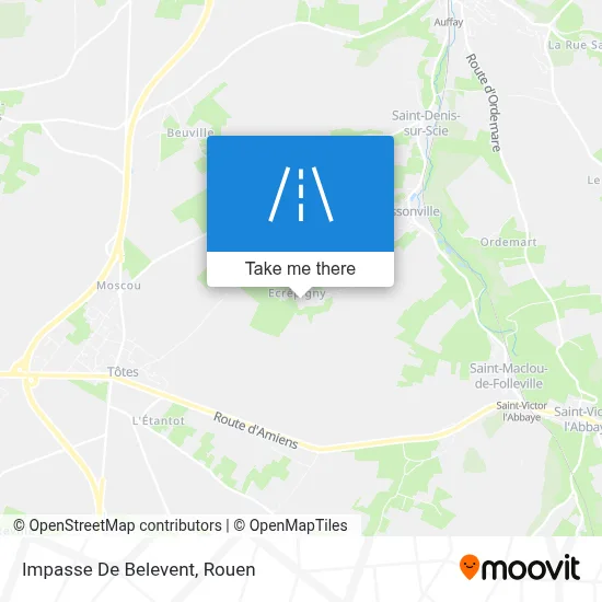 Impasse De Belevent map