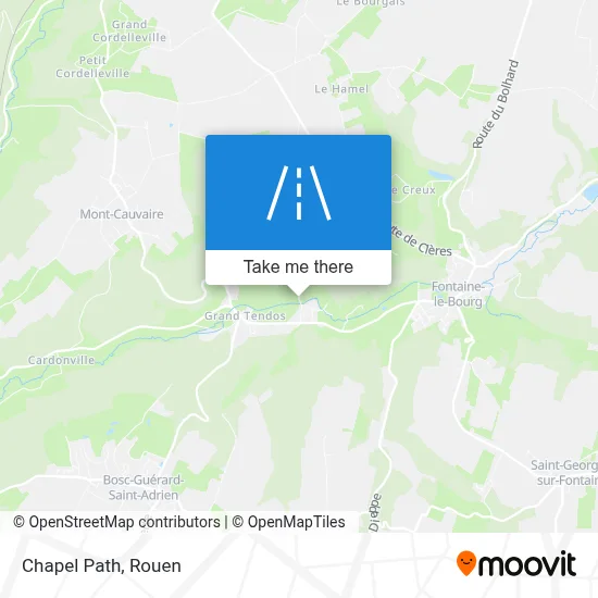 Mapa Chemin De La Chapelle
