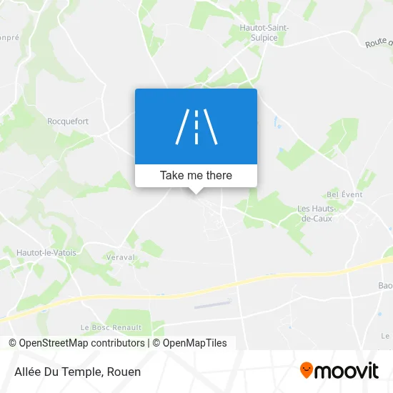 Allée Du Temple map
