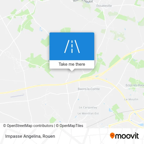 Impasse Angelina map