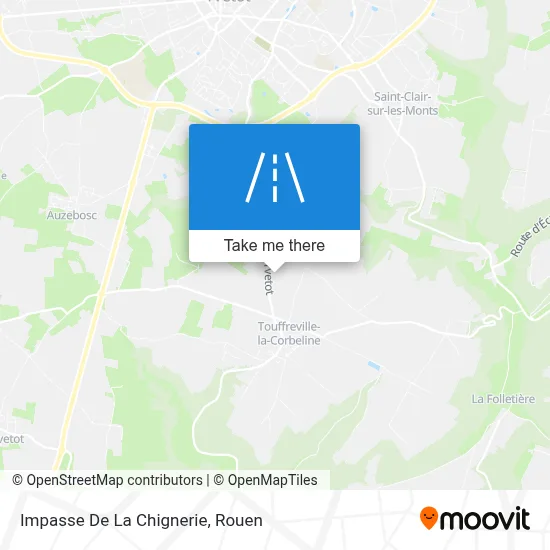 Impasse De La Chignerie map