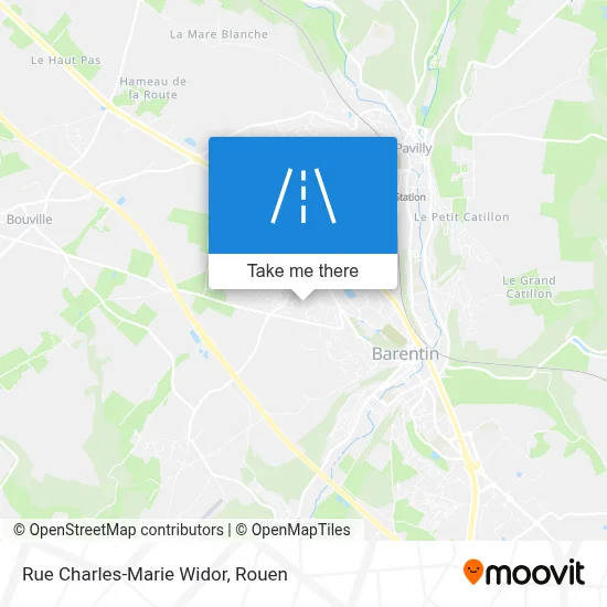 Rue Charles-Marie Widor map