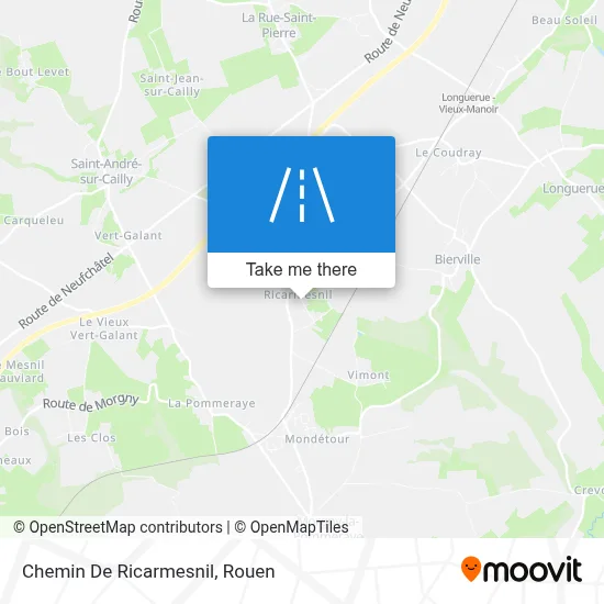 Mapa Chemin De Ricarmesnil