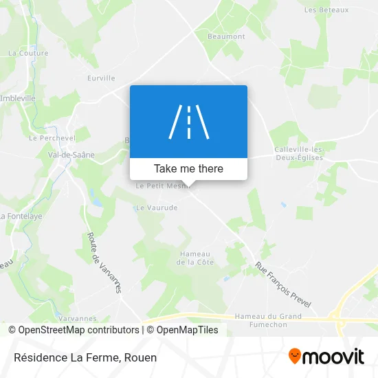 Mapa Résidence La Ferme