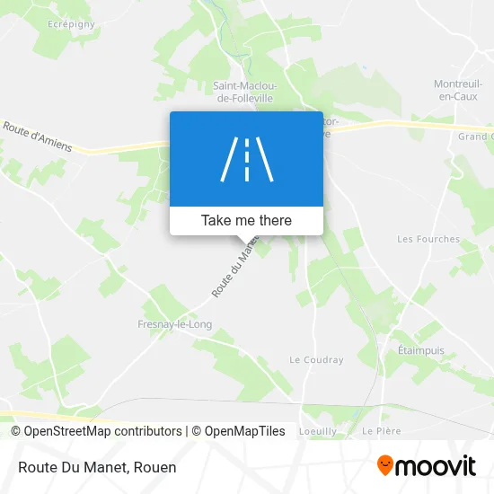 Route Du Manet map