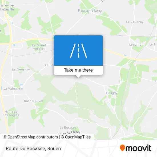 Route Du Bocasse map