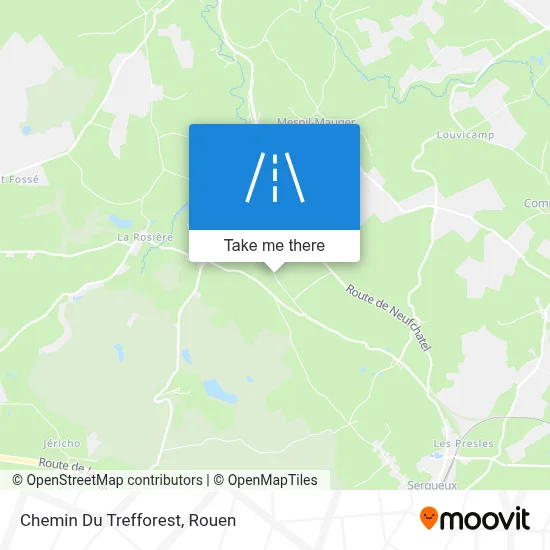 Chemin Du Trefforest map