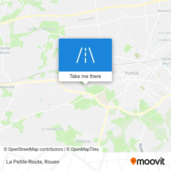 La Petite-Route map