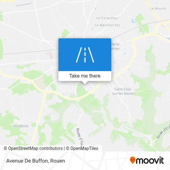 Avenue De Buffon map