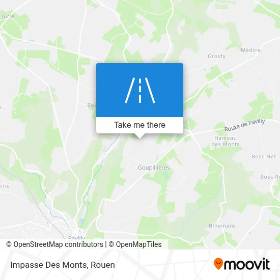 Impasse Des Monts map