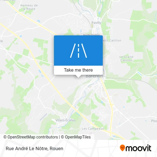 Rue André Le Nôtre map