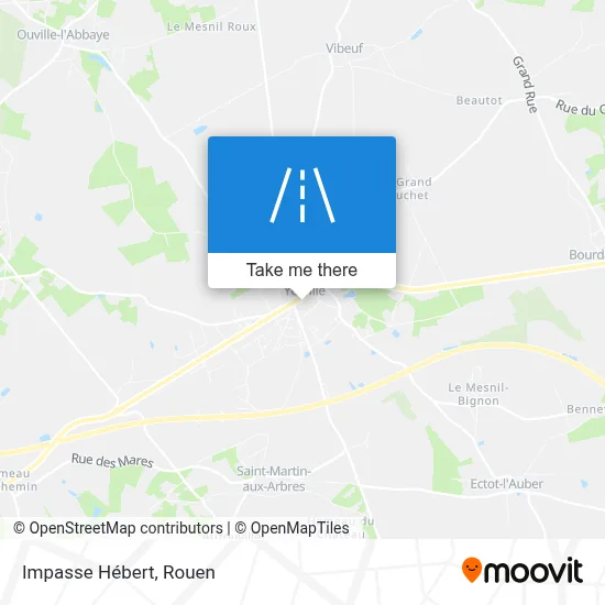 Impasse Hébert map