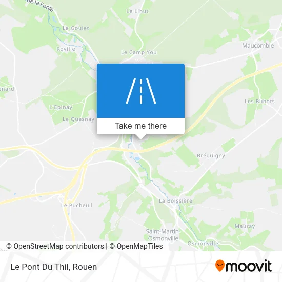Le Pont Du Thil map