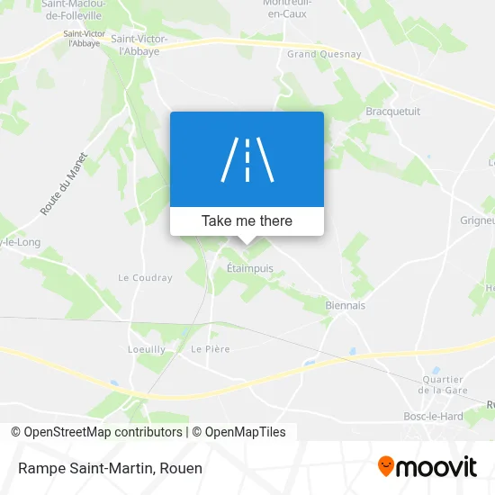 Rampe Saint-Martin map