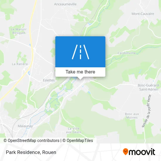 Résidence Du Parc map