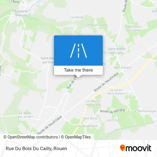 Mapa Rue Du Bois Du Cailly