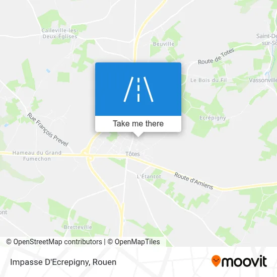 Impasse D'Ecrepigny map