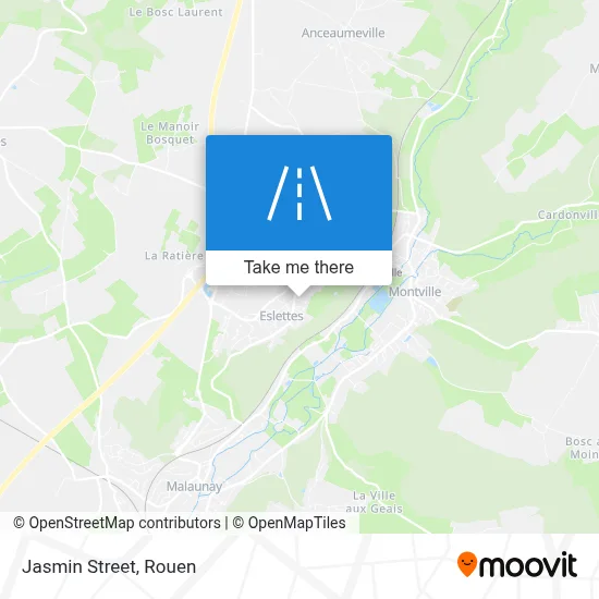 Rue Du Jasmin map