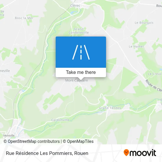 Rue Résidence Les Pommiers map