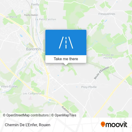 Chemin De L'Enfer map