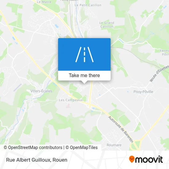 Rue Albert Guilloux map