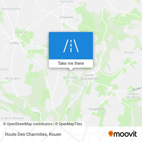 Route Des Charmilles map