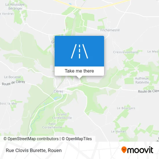 Rue Clovis Burette map