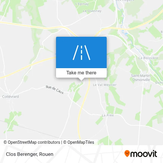 Clos Berenger map