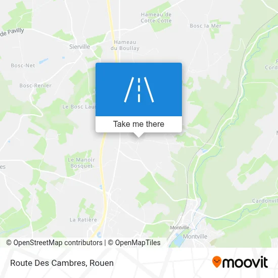 Route Des Cambres map