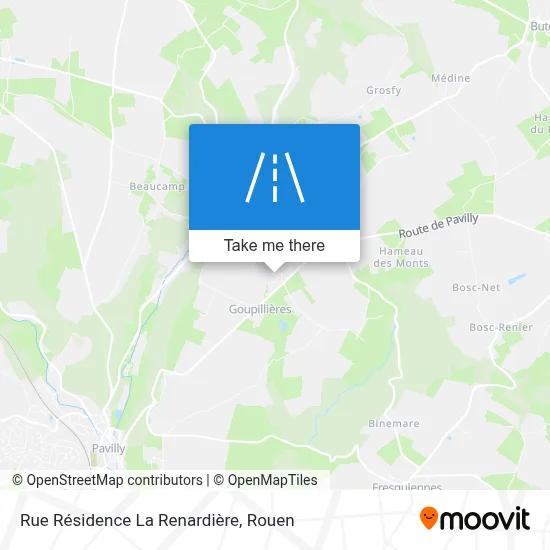Rue Résidence La Renardière map