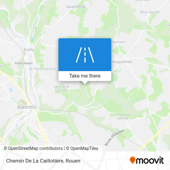 Chemin De La Caillotière map