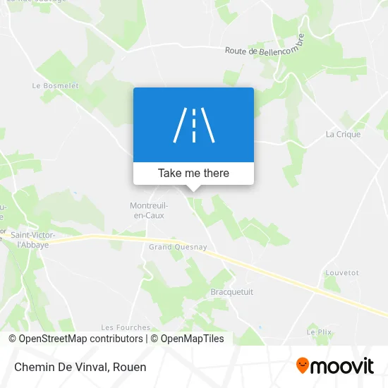 Chemin De Vinval map