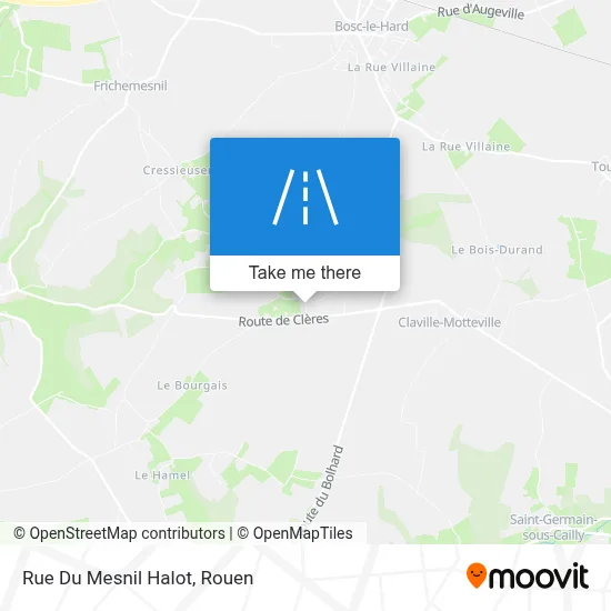 Rue Du Mesnil Halot map