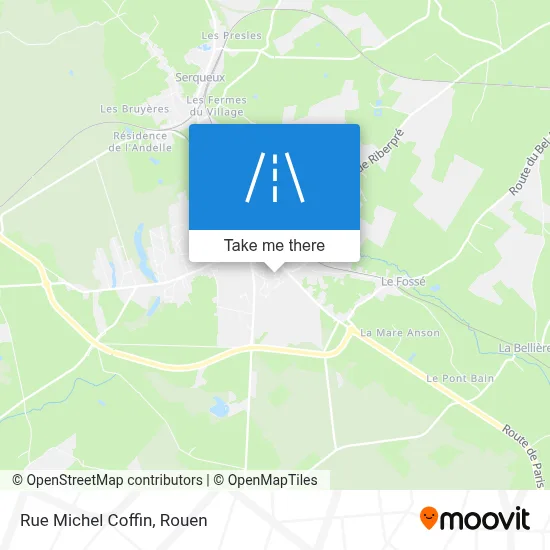 Rue Michel Coffin map