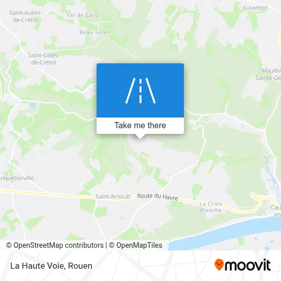 La Haute Voie map