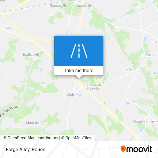 Impasse De La Forge map